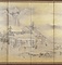 四季耕作図屏風