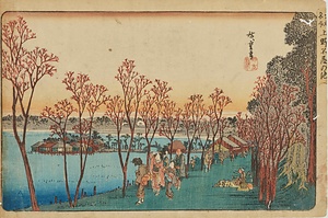 江都名所・上野不忍の池