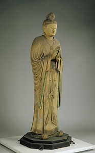 月光菩薩立像（模造） がっこうぼさつりゅうぞう　もぞう
