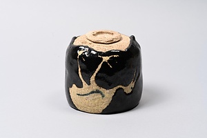 黒楽鶴文茶碗 くろらくつるかめもんちゃわんつるもんちゃわん