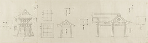 江戸上野常憲院霊屋図 えどうえのじょうけんいんれいおくず
