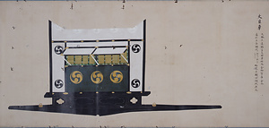 西園寺車絵図 さいおんじけくるまず