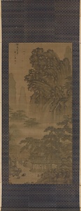 秣陵春早図軸
