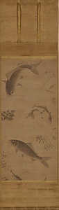 群魚図軸 ぐんぎょずじく