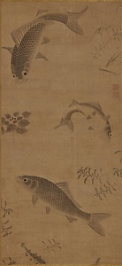 群魚図軸 ぐんぎょずじく