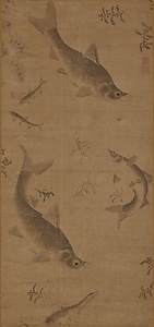 群魚図軸 ぐんぎょずじく