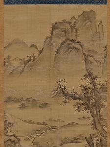山水図軸 さんすいずじく