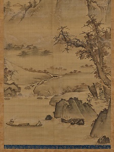 山水図軸 さんすいずじく