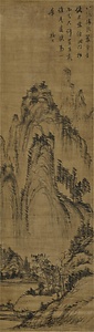 山水図軸 さんすいずじく