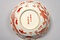 紅彩龍鳳文碗