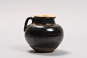 褐釉手付茶入