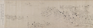 四季遊楽図巻画稿 しきゆうらくずがこう