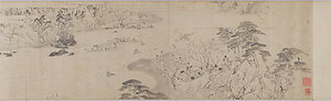 四季遊楽図巻画稿 しきゆうらくずがこう