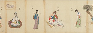 仇英／集美人図 