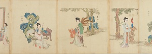 仇英／集美人図 