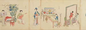 仇英／集美人図 