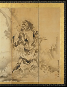 蝦蟇鉄拐図屏風 がまてっかいずびょうぶ