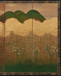 武蔵野図屏風