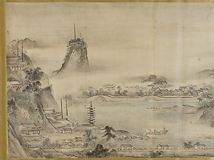 雪舟／西湖図 