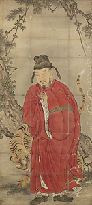 元信／巨靈人図