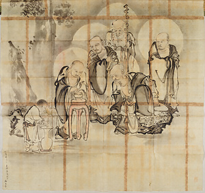 探幽／羅漢図 