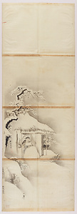 探幽／李白観瀑・孫康映雪図 