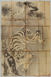 探幽／松虎図