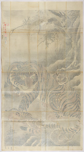 毛益／子母虎図 