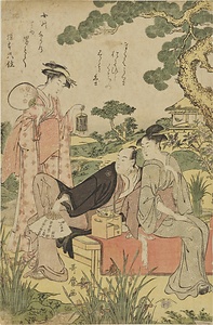 庭中の涼み
