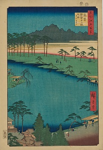 名所江戸百景・角筈熊野十二社　俗称十二そう