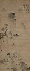 商山採芝図
