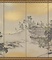 蘭亭曲水図屏風