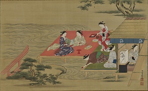 婦女納涼図