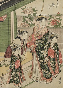 仲之町の牡丹