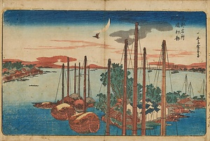 東都名所・佃嶋初郭公