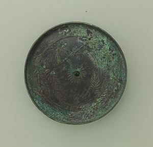 草花双鳥鏡