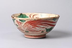 色絵龍鳳文鉢