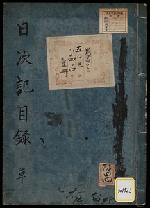 《日次記目録》