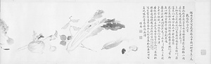 魚蔬図巻