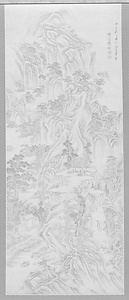 山水図軸