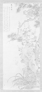 花卉図軸