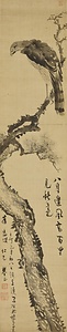 鷹図軸 たかずじく