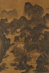 山水図軸 さんすいずじく