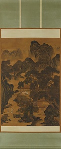 山水図軸