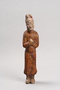 褐釉男子