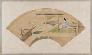 源氏物語図扇面画帖 げんじものがたりずせんめんがじょう