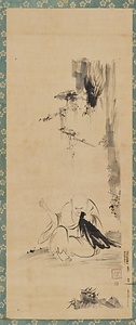 可翁／朝陽対月図