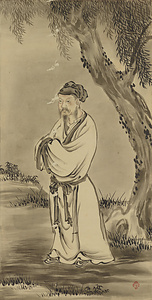 元信／釈迦　柳舎人　魚籃觀音 