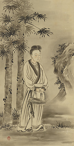 元信／釈迦　柳舎人　魚籃觀音 
