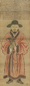鷹飼人米光像（模本）
